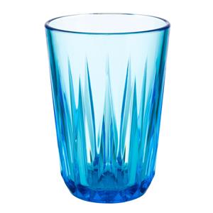 APS Waterglas Crystal; 200ml, 7.5x11 cm (ØxH); blauw