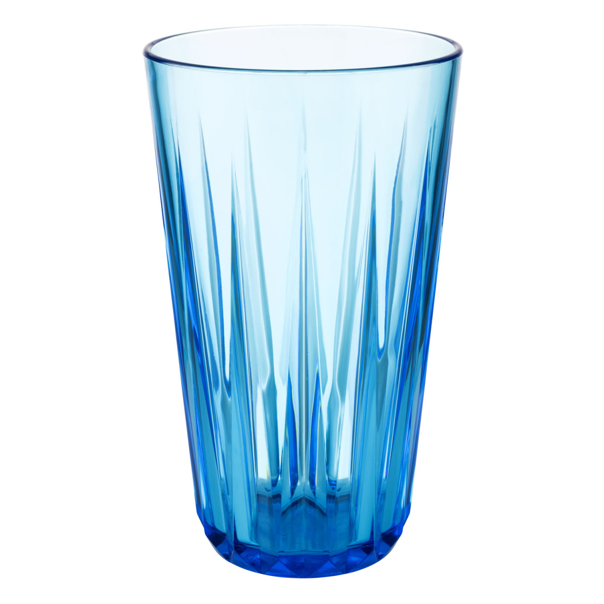 APS Waterglas Crystal; 500ml, 9x15.5 cm (ØxH); blauw