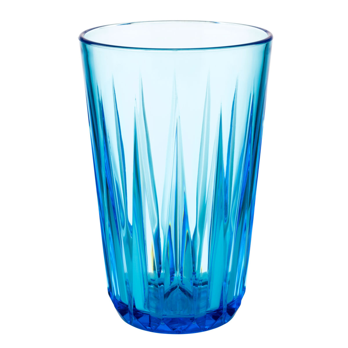 APS Waterglas Crystal; 400ml, 8.5x14 cm (ØxH); blauw