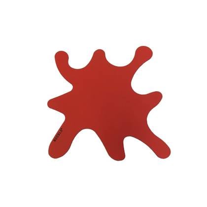 NOOBLU Deco onderlegger SPLASH - Ruby red - 30 x 30 cm
