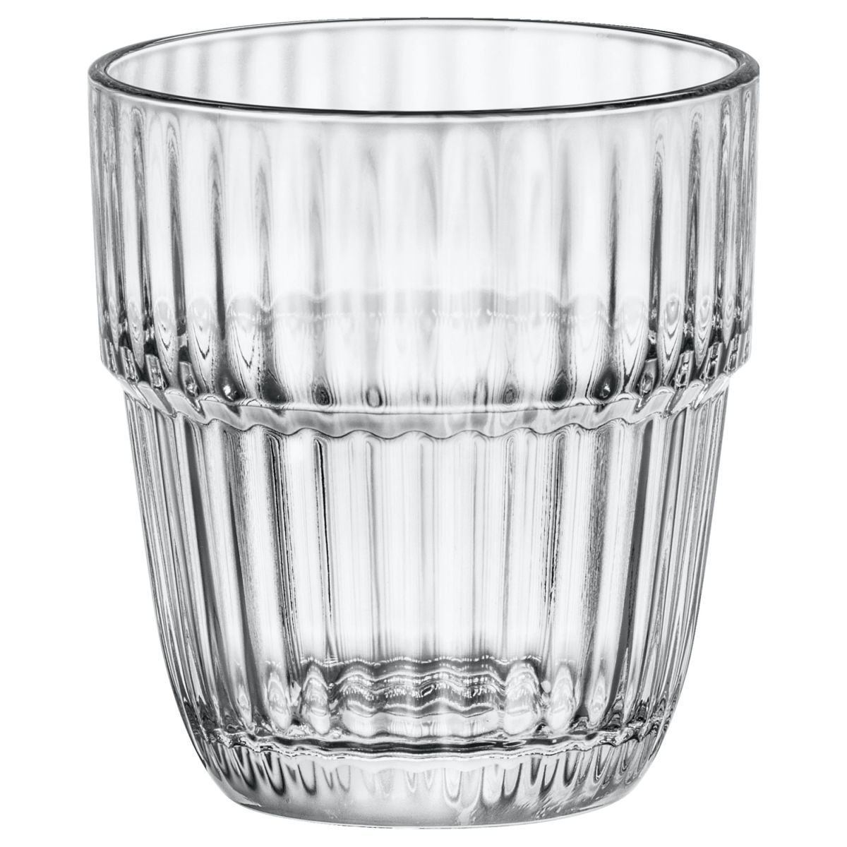 Bormioli Rocco Waterglas Barshine stapelbaar; 305ml, 8.4x9.2 cm (ØxH); transparant; 6 stuk / verpakking