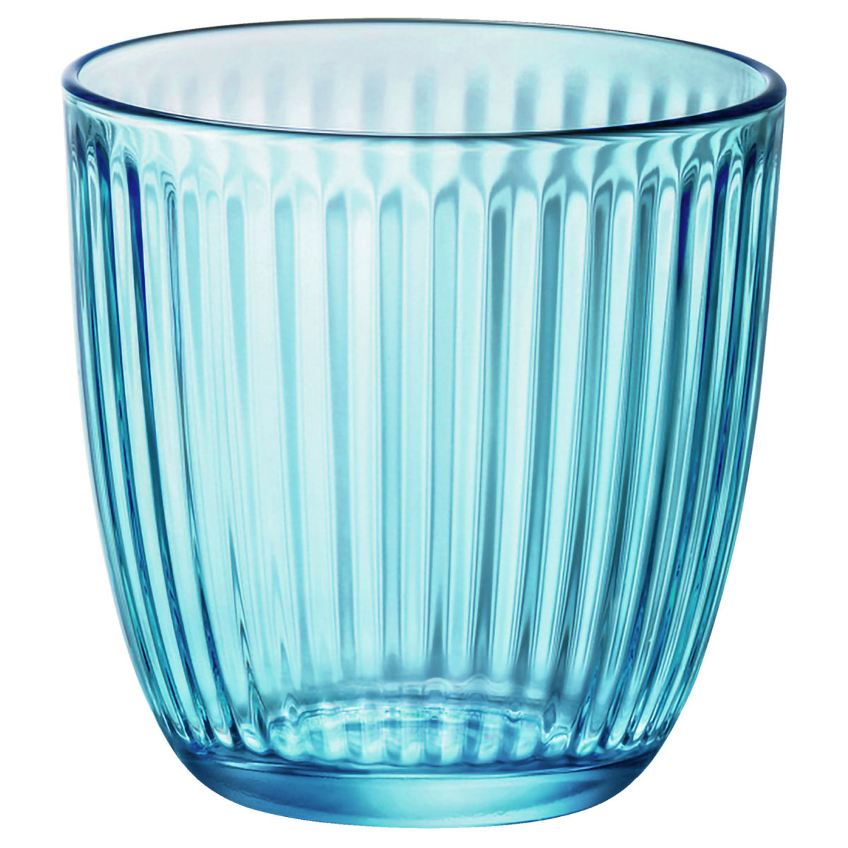 Bormioli Rocco Universeelglas Line; 290ml, 8.5x8.5 cm (ØxH); turquoise; 12 stuk / verpakking