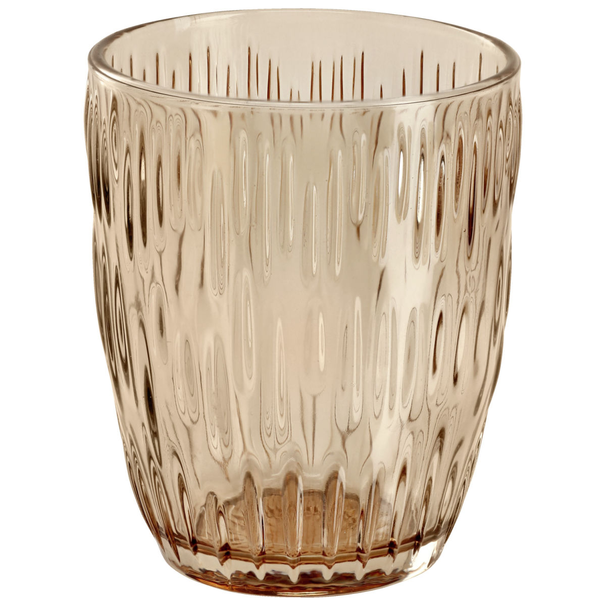Vega Waterglas Kalea; 280ml, 8x9.8 cm (ØxH); amber; 6 stuk / verpakking