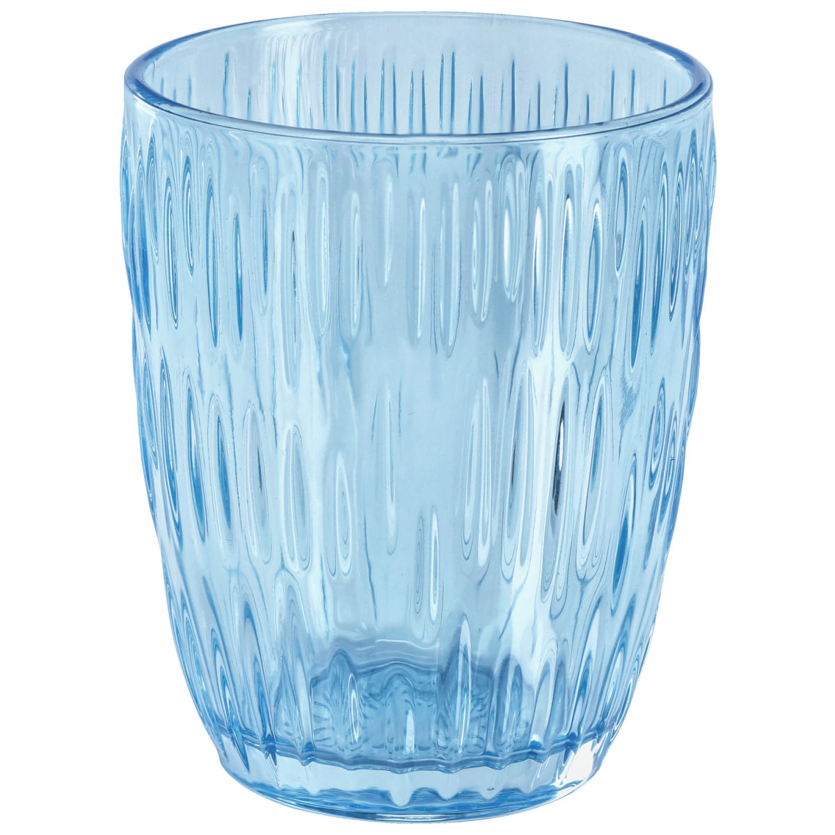 Vega Waterglas Kalea; 280ml, 8x9.8 cm (ØxH); lichtblauw; 6 stuk / verpakking