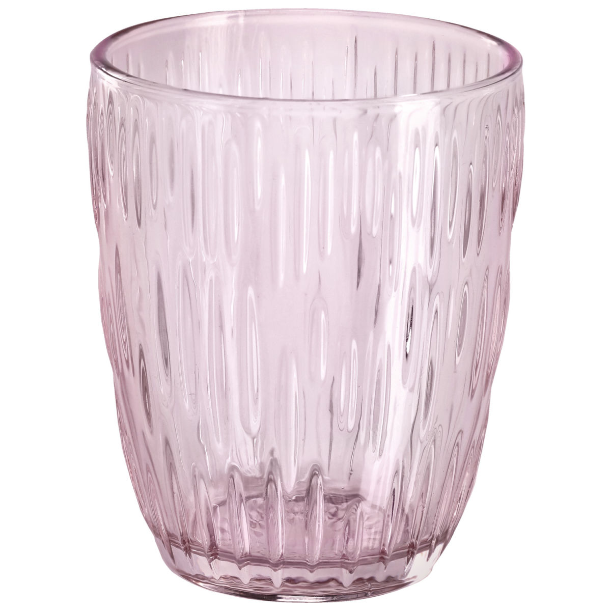 Vega Waterglas Kalea; 280ml, 8x9.8 cm (ØxH); rosa; 6 stuk / verpakking