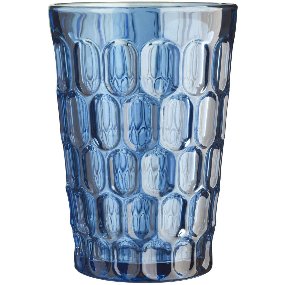 Vega Drinkglas Isabella; 360ml, 8.9x12.6 cm (ØxH); blauw; 6 stuk / verpakking