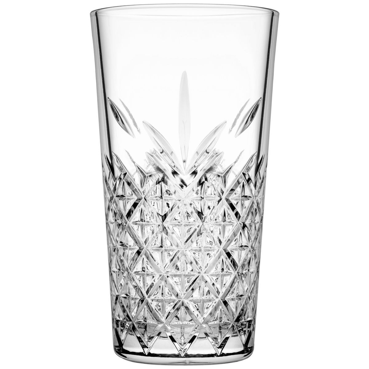 Pasabahçe Universalglas Timeless V-Block stapelbaar; 360ml, 7.9x14.7 cm (ØxH); transparant; 6 stuk / verpakking