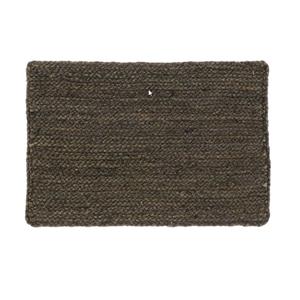 Merkloos 10x Placemats/onderleggers rotan gevlochten bruin 30 x 45 cm -