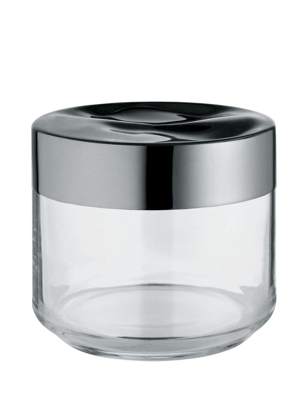 Alessi Drie glazen potten - Zilver