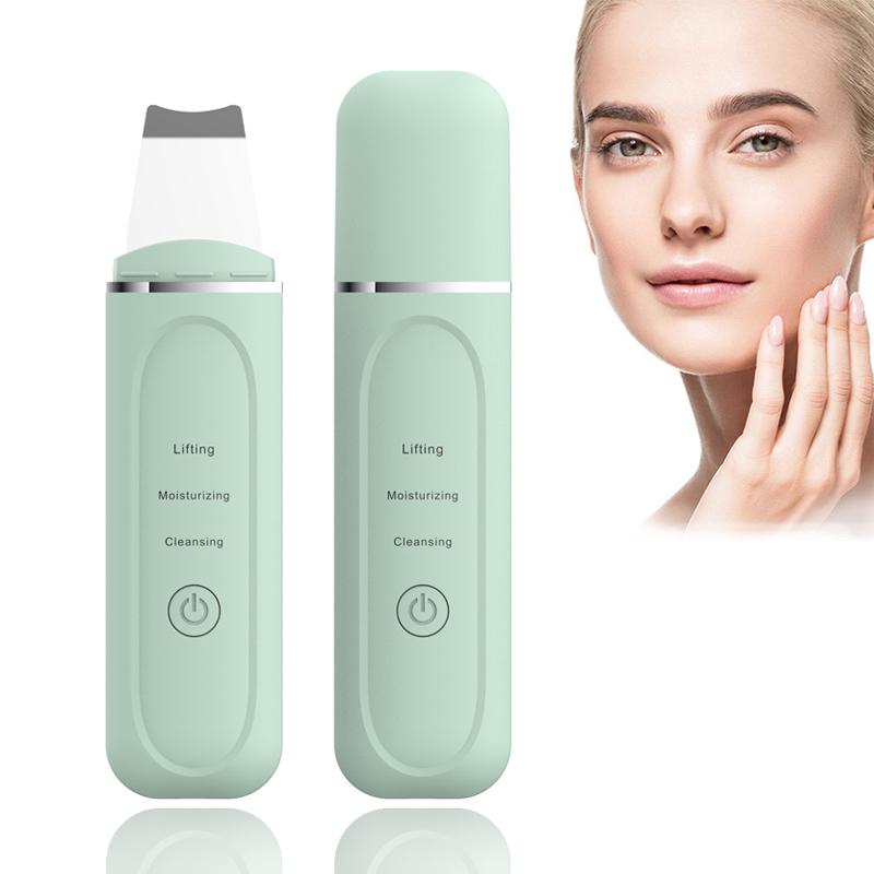 DARSONVAL Ultrasone Huid Scrubber EMS Ion Import Facial Lifting Trillingen Massager Diepe Gezicht Porie Reiniging Comedondrukker Tool