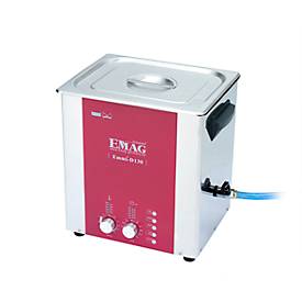 EMAG Ultrasoon reinigers  Emmi D 130, rvs, 13 l, Sweep & Degas, tijdschakelaar, afvoer & verwarming