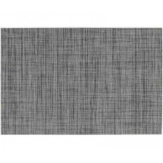 Merkloos 1x Placemat grijs geweven/gevlochten 45 x 30 cm -