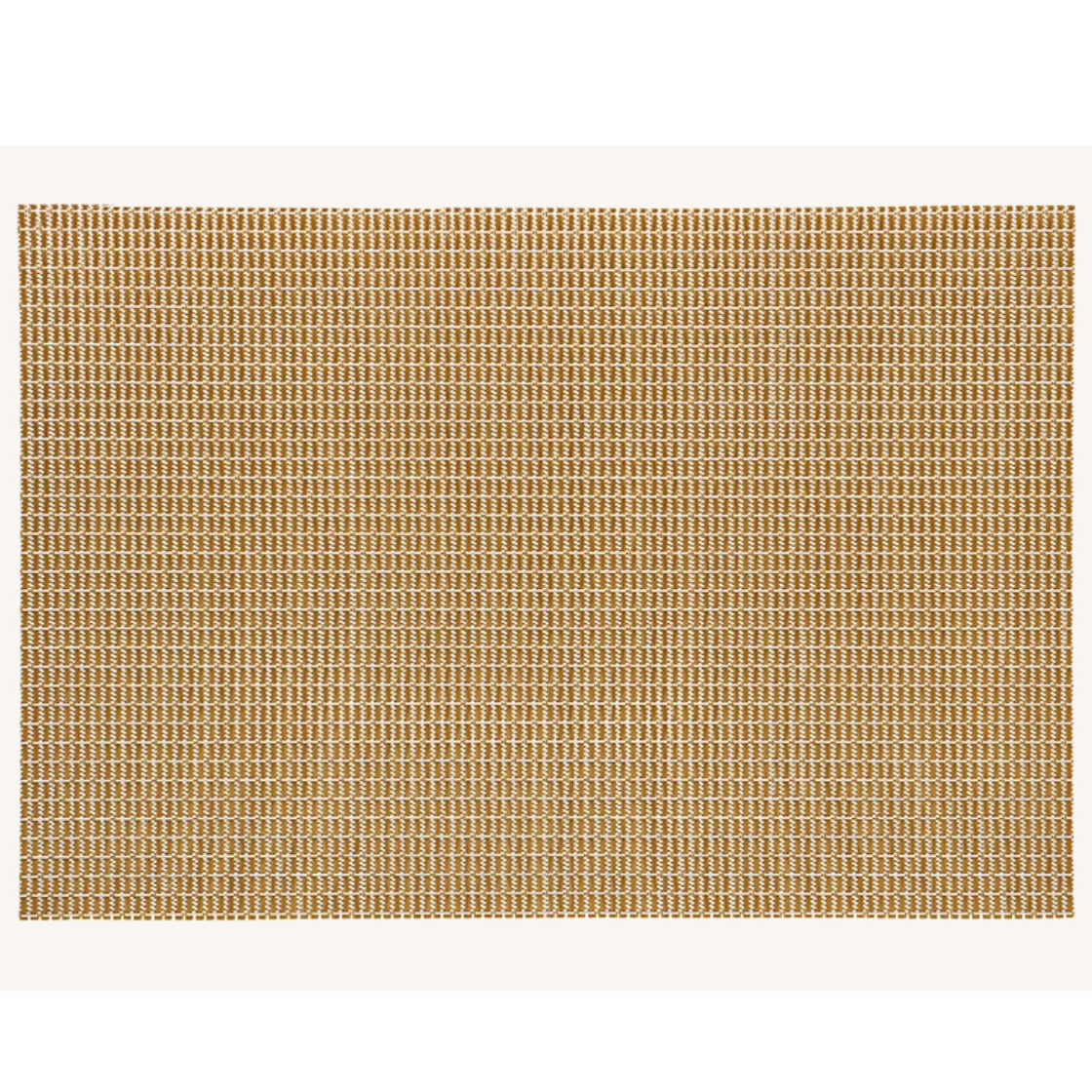 Merkloos 1x Rechthoekige placemats goud kunststof 45 x 30 cm -