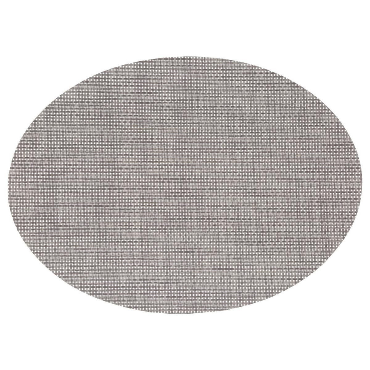 sgsecretdegourmet Texaline oval grey tischset - 4 x 4 Sg Secret De Gourmet grau