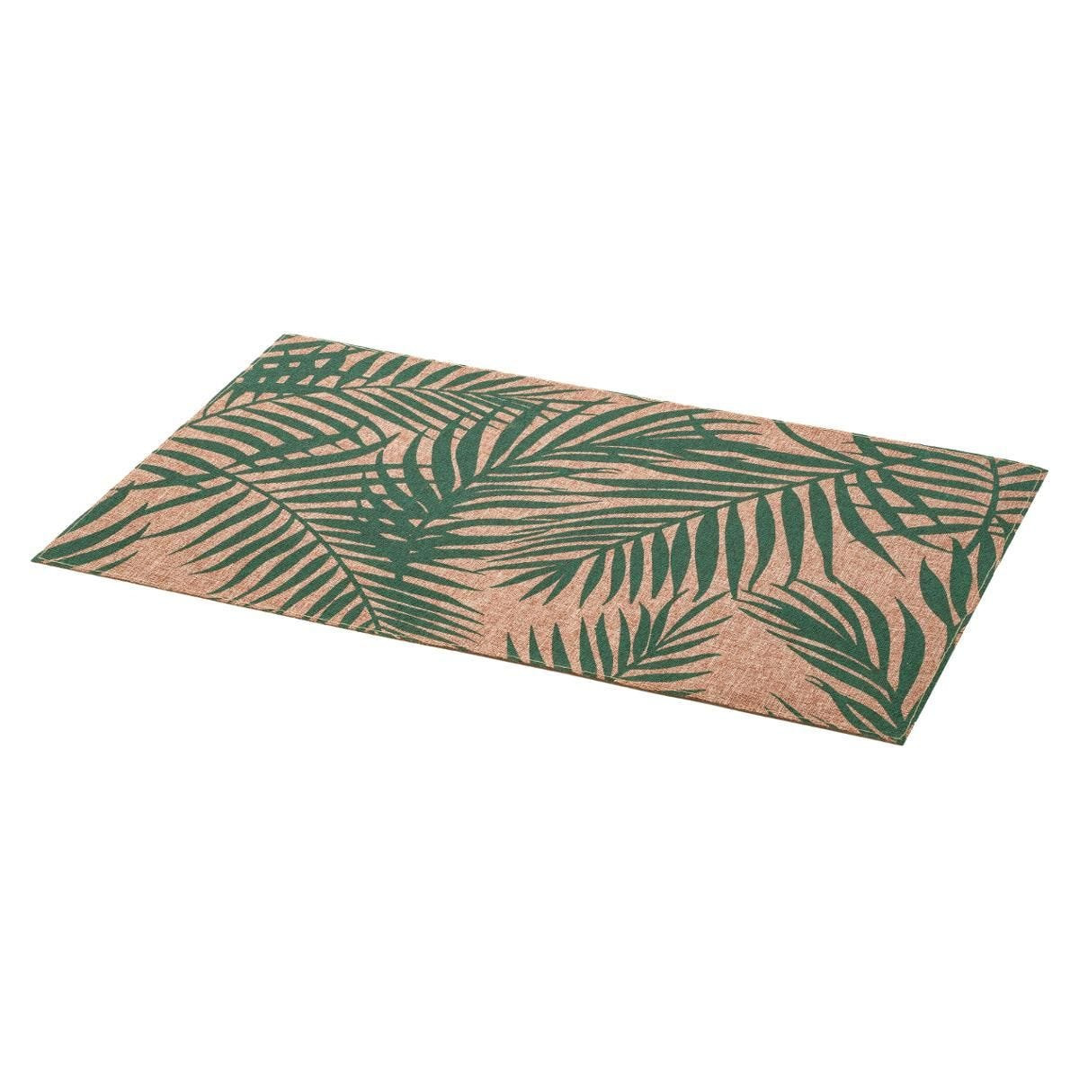 sgsecretdegourmet Green palme tischset - 45 x 30 cm Sg Secret De Gourmet grün