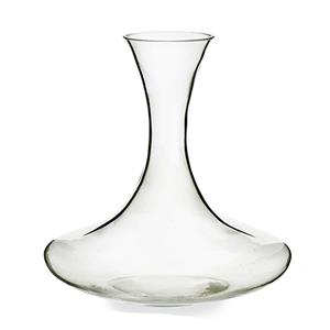 Vivalto Wijn karaf / decanteer schenkkan - glas - 1,4 liter - 22 x 23 cm - wijn laten luchten -