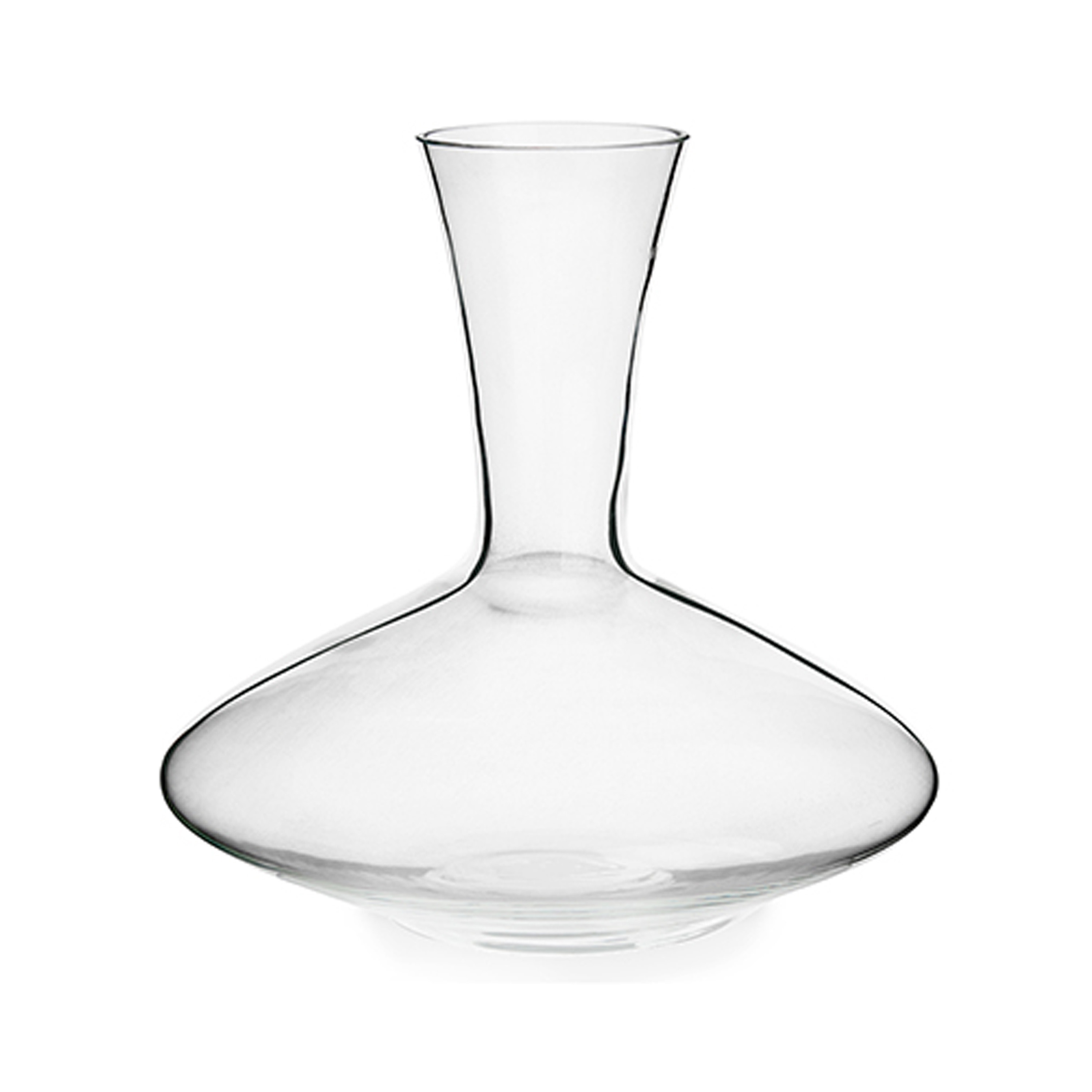 Vivalto Wijn karaf / decanteer schenkkan - glas - 1,7 liter - 24 x 25 cm - wijn laten luchten -