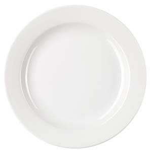 PULSIVA Plat bord Joy; 21 cm (Ø); wit; rond; 6 stuk / verpakking