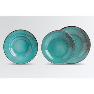 Vega Serviesset Palana turquoise 12-delig; turquoise