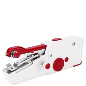 Tragbare Reisehandnähmaschine Kiwi 220-240 V / 50-60 Hz Rot/weiß
