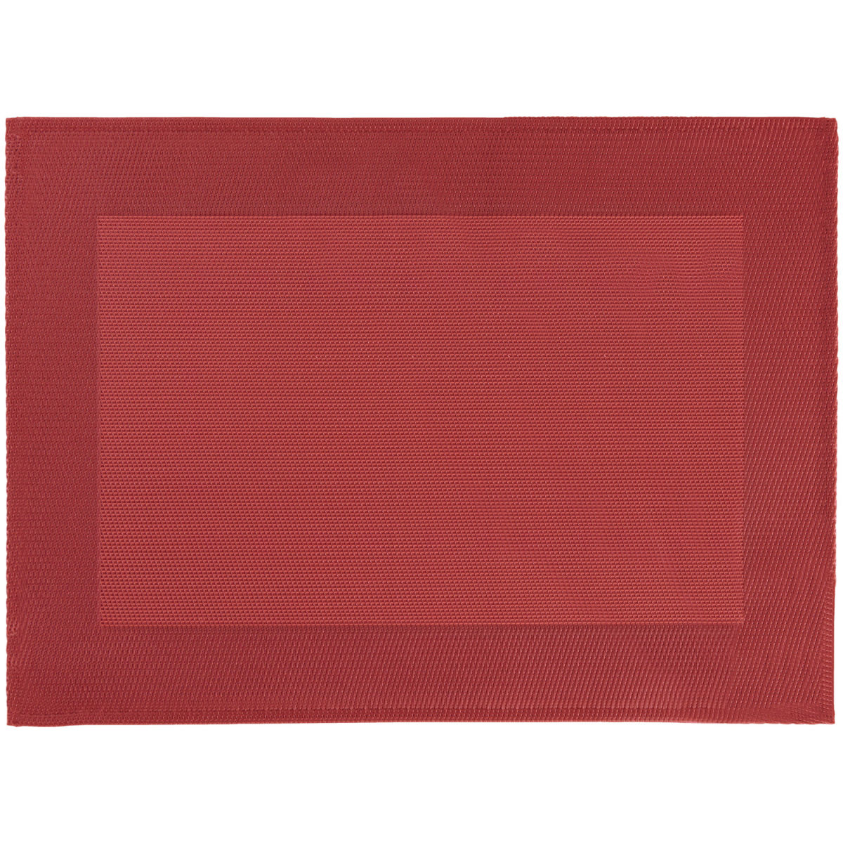 ERWIN M. Placemat Pure; 33x45 cm (BxL); rood; 2 stuk / verpakking