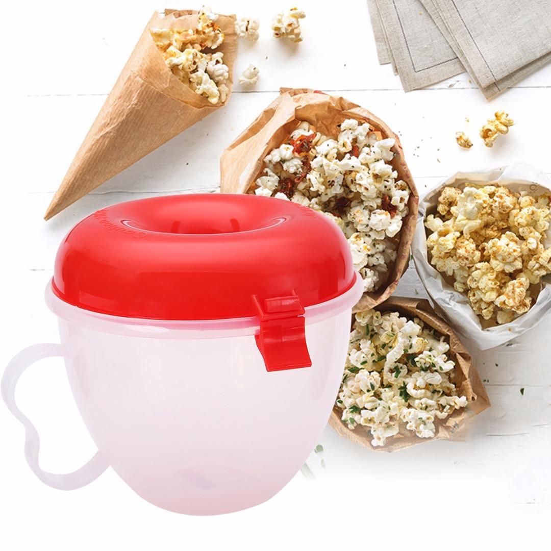 DX Accessories Market Microwave Popcorn Maker Serving Bowl Home Kitchen Machine Pop Corn Cooker Gadget
