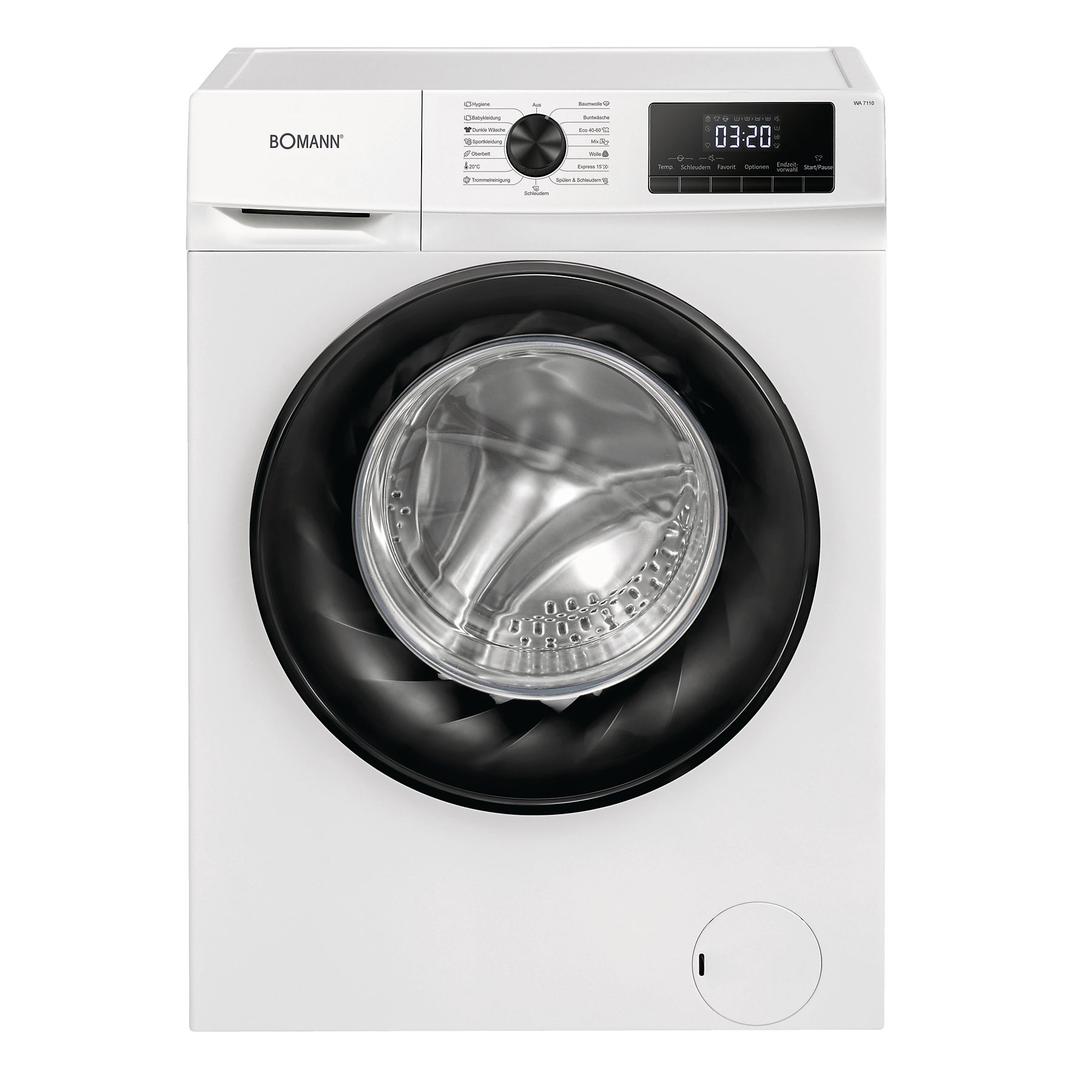 BOMANN Waschmaschine WA 7110, 10kg, max.1400 U/min, langlebiger Invertermotor
