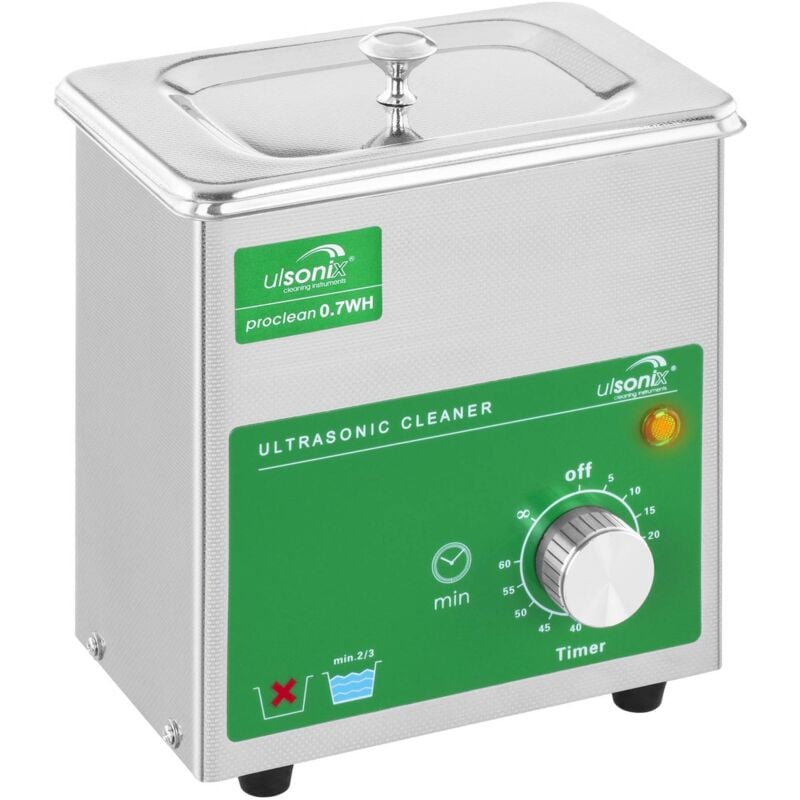 Ulsonix Ultrasoon reiniger - 0,7 liter - Basic