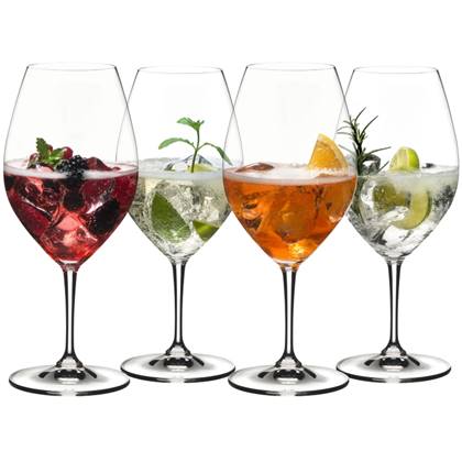 RIEDEL THE SPIRIT GLASS COMPANY Aperitifglas Mixing Sets, Kristallglas, Made in Germany, 995 ml, 4-teilig