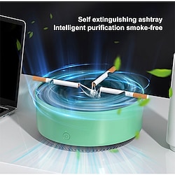 Light in the box multifunctionele asbak met luchtzuiveringsfunctie voor het filteren van secundaire rook van sigaretten om geurtjes te verwijderen
