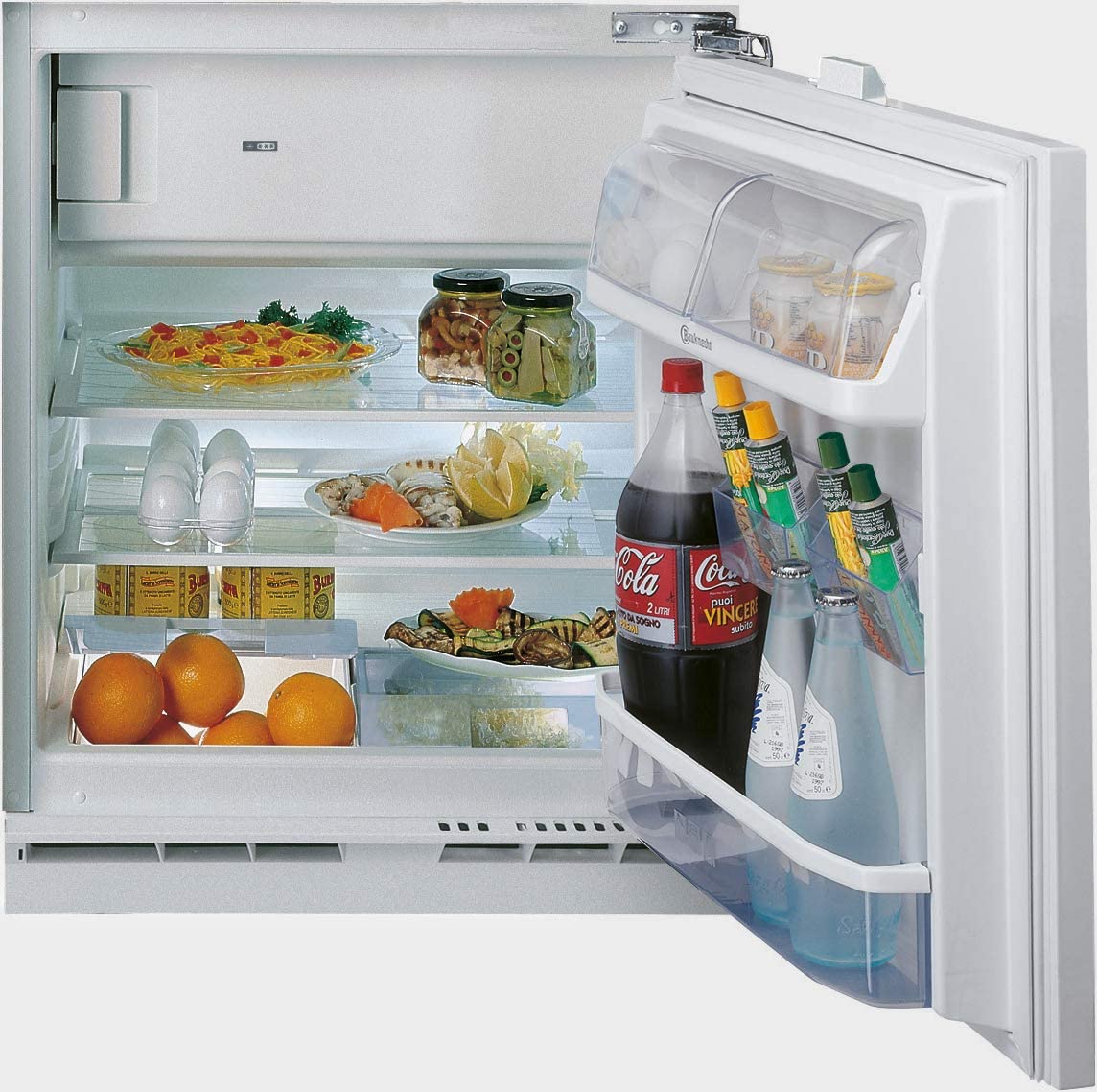 Bauknecht KSU8GF2 koelkast met vriesvak (Onderbouw koelkast, 819 mm hoog, wit)
