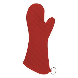 Merkloos BBQ handschoenen - hittebestendig tot ... - rood - katoen - ovenwanten -