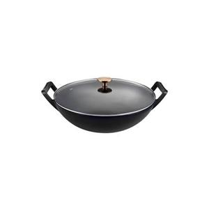 Buccan  Hamersley - Gietijzeren wokpan 36cm - Zwart