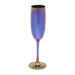 Xenos Champagneglas regenboog - 175 ml