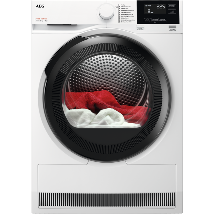 AEG AEG 7000 serie SensiDry¨_ Warmtepomp Wasdroger 8 kg TR738L4B