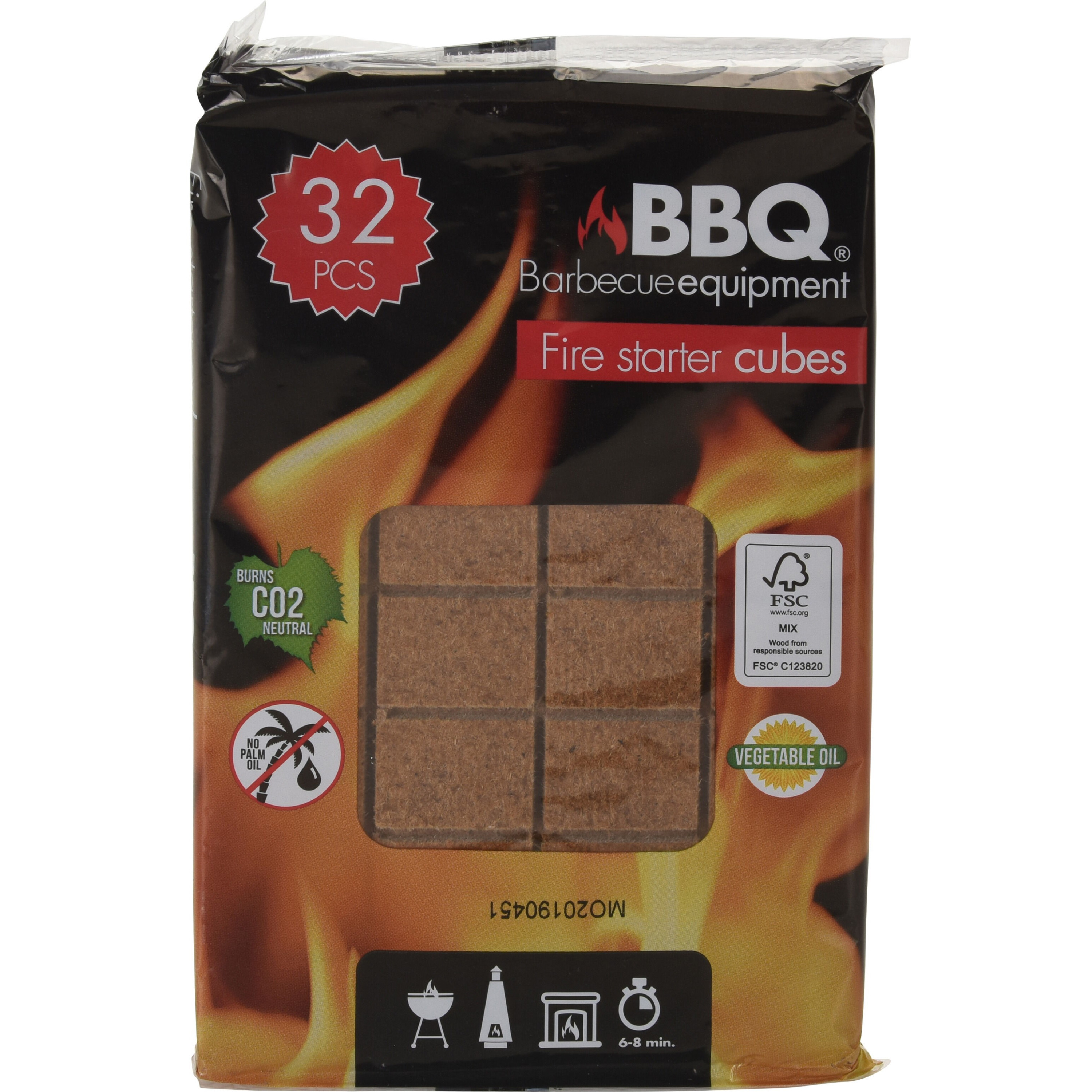 BBQ Collection 32x stuks barbecue aanmaakblokjes -