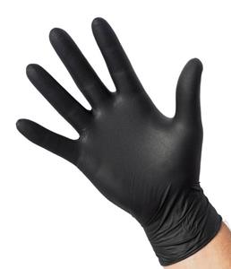 BBQ Experience Center Nitril handschoen poedervrij | Zwart