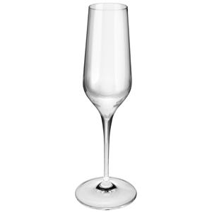 Bormioli Rocco Champagneglas Elektra zonder vulstreepje; 230ml, 6.2x4.7x23.5 cm (ØxØxH); transparant; 6 stuk / verpakking