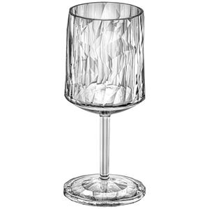 Koziol Wijnglas Classic Wine Club No. 9 Superglas; 250ml, 7.6x7.6x17.2 cm (ØxØxH); transparant; 0.2 l vulstreepje, 48 stuk / verpakking