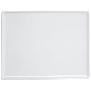 Vega Plat bord San Marino; 31x24x2 cm (LxBxH); wit; 3 stuk / verpakking