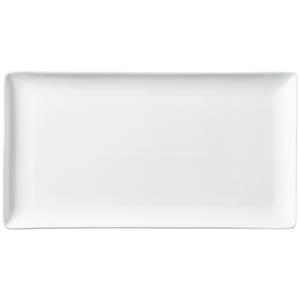 Vega Plat bord San Marino; 24x13x1.5 cm (LxBxH); wit; 4 stuk / verpakking