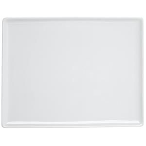Vega Plat bord San Marino; 35.5x26.5x2 cm (LxBxH); wit; 3 stuk / verpakking