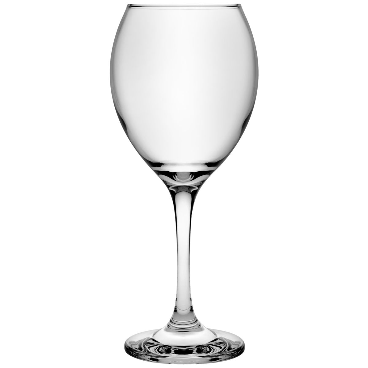 Pasabahçe Rode wijnglas Velasco; 450ml, 7.5x21.7 cm (ØxH); transparant; 12 stuk / verpakking