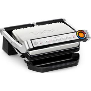 Tefal Kontaktgrill GC717D OptiGrill+, 2000 W, erneuerte Kochstufenanzeige, 6 Automatikprogramme, inkl. Rezeptbuch