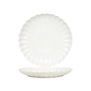 Svenska Living Ontbijtbord Ø19,5cm Flower Off White Doos A 6 Stuks