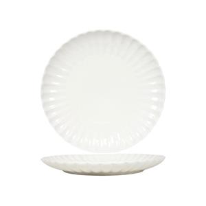 Merkloos Dinerbord Ø26cm Flower Off White Doos A 6 Stuks