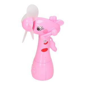 Merkloos Roze waterspray ventilator giraffe 15 cm voor kinderen