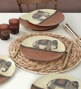 Hermia Set van 6 dessertborden India | 