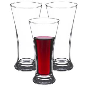 Secret de Gourmet drinkglazen/waterglazen - transparant glas - 6x stuks - 180 ml -