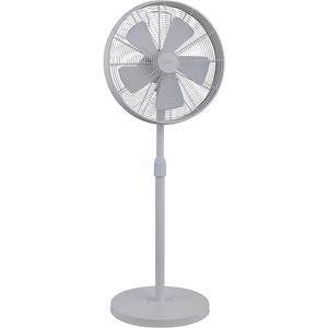 Staande ventilator BREEZE, met draaibare kop, incl. afstandsbediening, wit